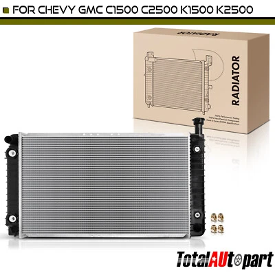 Radiador con enfriador de aceite para Chevrolet C1500 K1500 1996-1999 K2500 GMC C1500 C2500 Foto 1 de 4