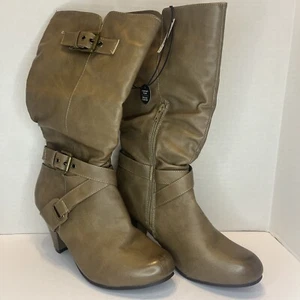 comfort shoes women size 9 brown leather High Heal - Picture 1 of 4