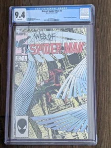 WEB OF SPIDER-MAN #3 CGC 9.4 Marvel Comic - Geier & Geier Auftritt - Bild 1 von 3