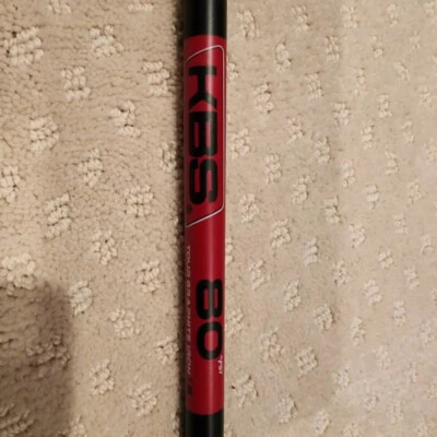 NEW Authentic KBS Tour Graphite 80 Iron Shaft Stiff Flex .370 Tip