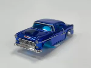 Auto World EXCLUSIVO AFX/Extracción 55 Chevy Azul Cromo HO Ranura Carrocería - Imagen 1 de 1