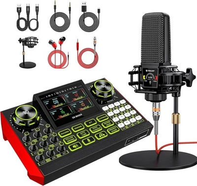 G9 Podcast Bundle, TENLAMP PKPRO mic, Live Stream, Podcast, DJ Mixer - Image 1 of 4