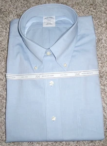 Brooks Brothers Herren 346 Baumwolle Oberhemd Slim Fit Bügelfrei Größe 16,5 - 4/5 - Bild 1 von 3