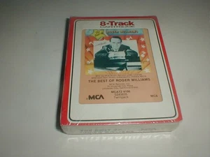 Roger Williams BEST OF Twinpack 8 Track Tape SEALED 1982 Male Vocal Pop Jazz - Picture 1 of 6