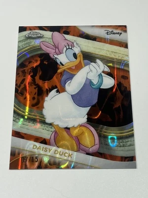 2025 Topps Chrome Disney Daisy Duck Fire Incinerator 07/15  Lava - Image 1 of 4