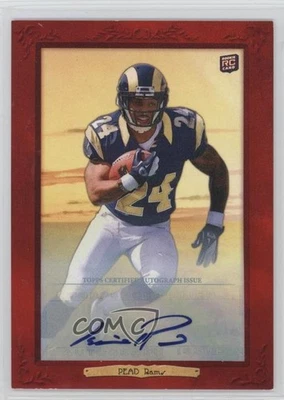 2012 Topps Turkey Red Red Border Auto /10 Isaiah Pead #73 Rookie Auto RC - Image 1 of 2