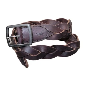 American Eagle AE Brown Braided Belt Womens One Size 45" - Picture 1 of 8