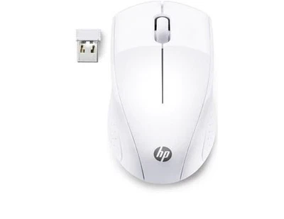 HP kabellose Maus HP 220, weiß - Bild 1 von 2