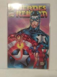 HEROES REBORN THE RETURN #0 1 2 3 4 (Marvel Comics 1997) mini set completo en estado bastante bueno/casi nuevo - Imagen 1 de 5