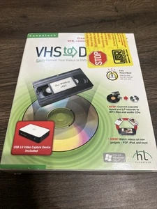 Honestech VHS to DVD 3.0 Deluxe Convert Videos to DVD Windows Vista New Open Box - Picture 1 of 4