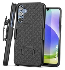 Belt Case for Samsung Galaxy with Holster Clip and Phone Kickstand A35 5G - Picture 1 of 8