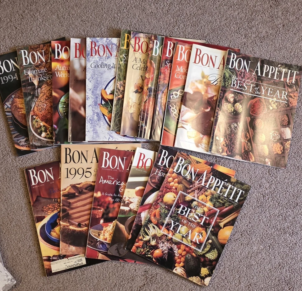 Lot Of 18 Bon Appetit Magazine's 1993, 94, 95 - Image 1 of 4
