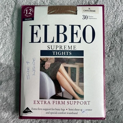 Elbeo Supreme Tights Extra Firm Support 30 Denier Various Sizes and Shades