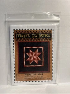 Primitive Gatherings, Primitive Star Mini Quilt - Picture 1 of 2