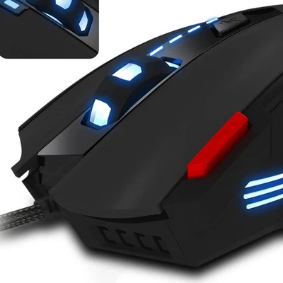  Optique USB filaire souris de jeu 7 boutons 7200 DPI professionnel souris de - Photo 1/4