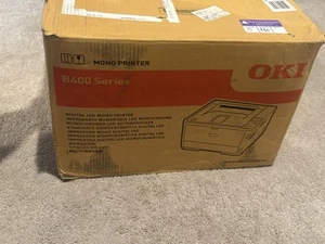 Oki B412 Networkable Duplex Monochrome Laser Printer and Cord TESTED - Photo 1/4