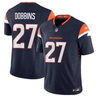 Men's J.K. Dobbins Navy Stitched Jersey