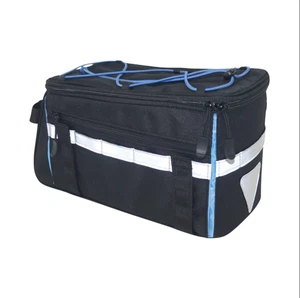 Bikase Big Momma Gepäckträgertasche, schwarz/blau - Bild 1 von 2