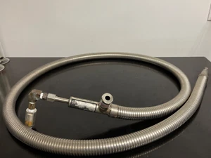 Quality Cryogenics  QC Superflex Liquid Nitrogen LN2 Transfer Hose,  9ft 150 PSI - Picture 1 of 8