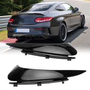 Rear Bumper Side Vent Canard Trim for CClass C205 Coupe 05 AMGLine C4 - Picture 1 of 12