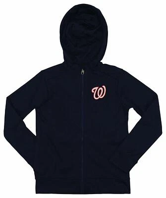 Outerstuff MLB Youth/Kids Washington Nationals Performance Full Zip Hoodie - Image 1 of 2