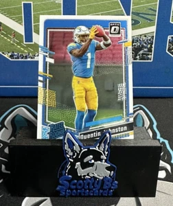 2023 Panini Donruss Optic Rated Rookie #265 - Quentin Johnston (RC) - Caricabatterie - Foto 1 di 3