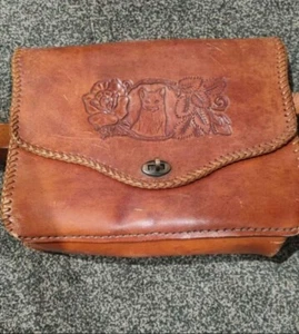 Leather Retro Cat Bag - Picture 1 of 4