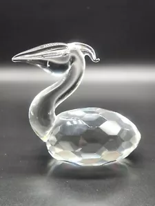 Shannon Crystal Designs of Ireland handgefertigte Pelikan Figur Briefbeschwerer signiert - Bild 1 von 13
