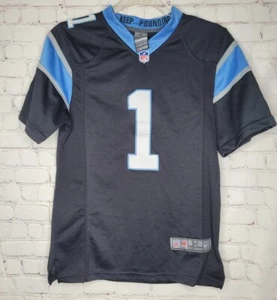 Nike On Field NFL Carolina Panthers Cam Newton #1 Football Jersey Youth M 10/12 - Picture 1 of 5