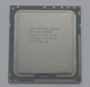 INTEL XEON W3680 3.33GHz / Six 6-CORE/ 12M LGA1366 6.4 GT/s Prozessor - Bild 1 von 2