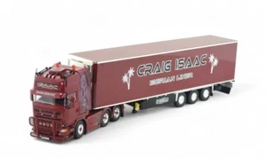Tekno 1:50 Craig Isaac Scania R-Serie Topline 6x2 Reefer Semitrail Truck Diecast - Picture 1 of 4