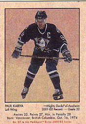 2002-03 Parkhurst Retro Hockey #87 Paul Kariya
