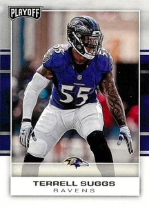 2017 Playoff #9 Terrell Suggs RAVENS - Picture 1 of 2