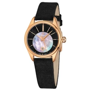 Eterna 2940-56-41-1357 Women's Avant-Garde Diamond Automatic Black Watch $2,250 - Picture 1 of 4
