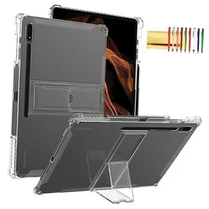 Clear Case for 12.4in Tab S8+/S7+/S7 FE 00 Clear Cover w/Pen Holder+Stand - Picture 1 of 7