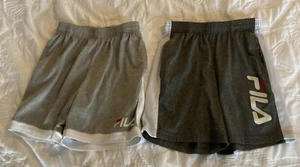 Fila-Shorts-Dark and Light Gray-Size U.S 7-Set of Two - Picture 1 of 9