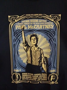Paul McCartney Change Begins Within David Lynch Foundation RCMH 2009 M T-Shirt - Bild 1 von 3