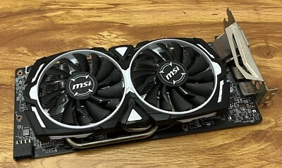 MSI Radeon RX 580 4GB RADEON RX 580 ARMOR 4G OC Video Card *DOESN'T WORK, AS IS* - Image 1 of 3