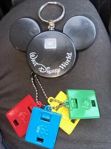 Walt Disney World Mickey Icon Miniature View Master Keychain Park Slides Box - Picture 1 of 7