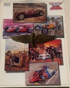 1992 76th Indy 500 Official Program (Includes Full Field Lineup) - Imagen 1 de 2