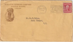 1905 Chicago ILL Illust Advt cover BOYLSTON DIAMOND COMPANY (c405) - Picture 1 of 2