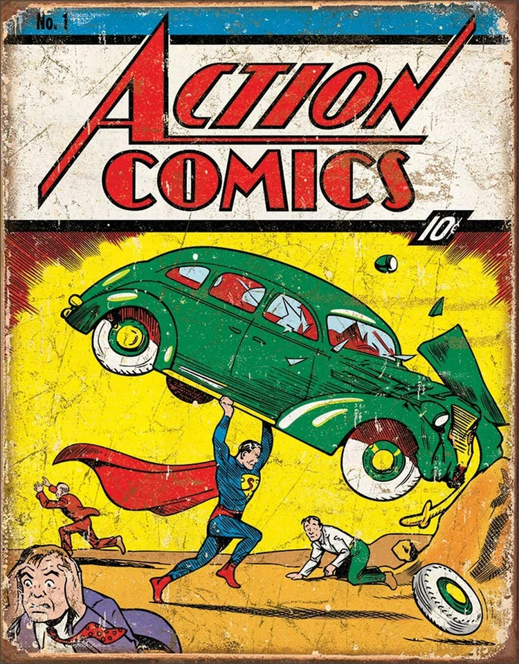 Tin Sign TSN1965 Action Comics#1 Cover