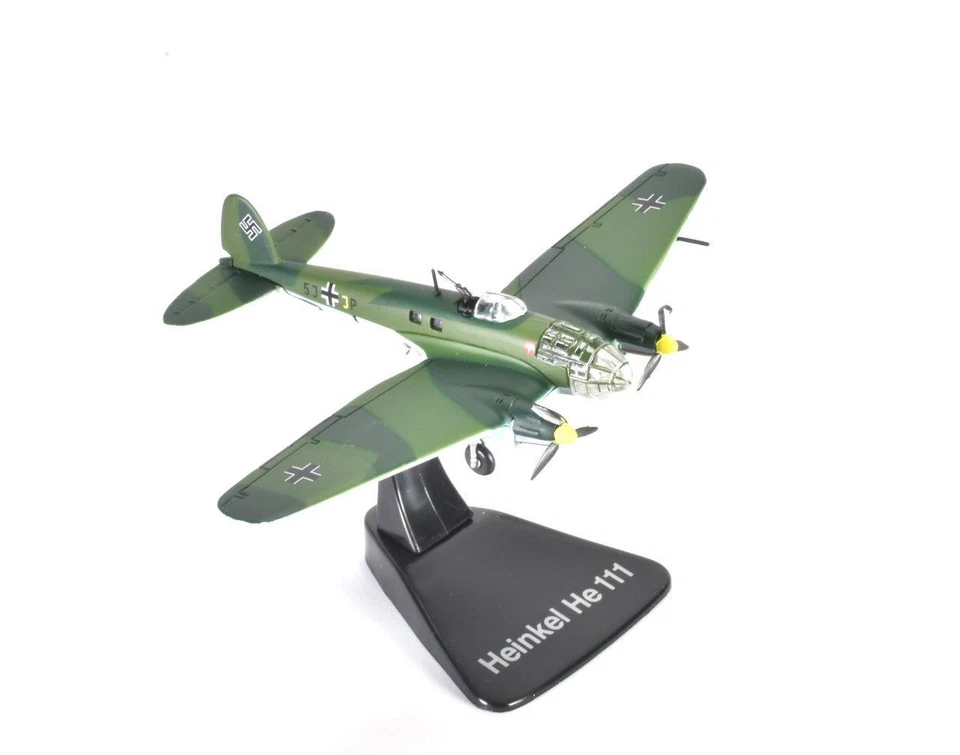 Heinkel He 111 Luftwaffe KG54 1/144 WW2 Atlas - AVION MODEL PLANE AIRCRAFT B103 - Photo 1/3