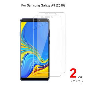 2PCS Samsung Galaxy A9 2018 A9s Tempered Glass Film Cover Saver Screen Protector - Photo 1 sur 7