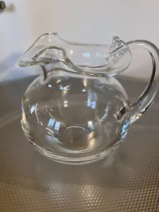 Vintage Tiffany & Co. mundgeblasen geformtes Glas gekräuselt Wasserkrug Krug - Bild 1 von 7