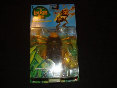 Figura de acción Mattel Disney Pixar 1998 A Bug's Life Enemy Molt sin usar, en paquete Foto 1 de 4