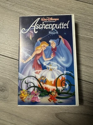 Walt Disneys Meisterwerk Aschenputtel 1995 Hologramm VHS-Kassette PAL 0410/25 - Bild 1 von 4