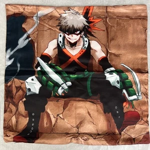 My Hero Academia Anime Katsuki Bakugo Two-Sided Throw Pillow Cover AOP 15” NEW - Picture 1 of 5