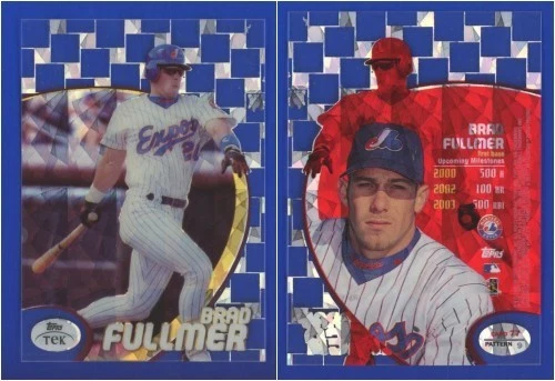 Brad Fullmer 1998 Topps Tek #77 Pattern 9 DIFFRACTOR parallel - WOW! - Image 1 of 3