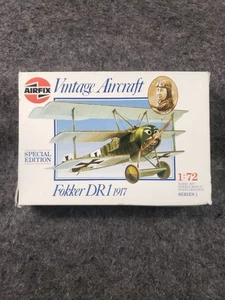 Airfix Fokker DR1 1917 TriPlane 1/72 Modellbausatz Serie 1 ohne Anleitung (C5B2) - Bild 1 von 8